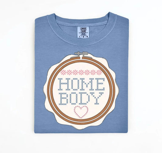 Homebody Faux Cross Stitch - Short Sleeve