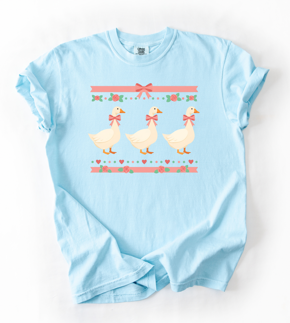 Valentine Goose Trio - Short Sleeve