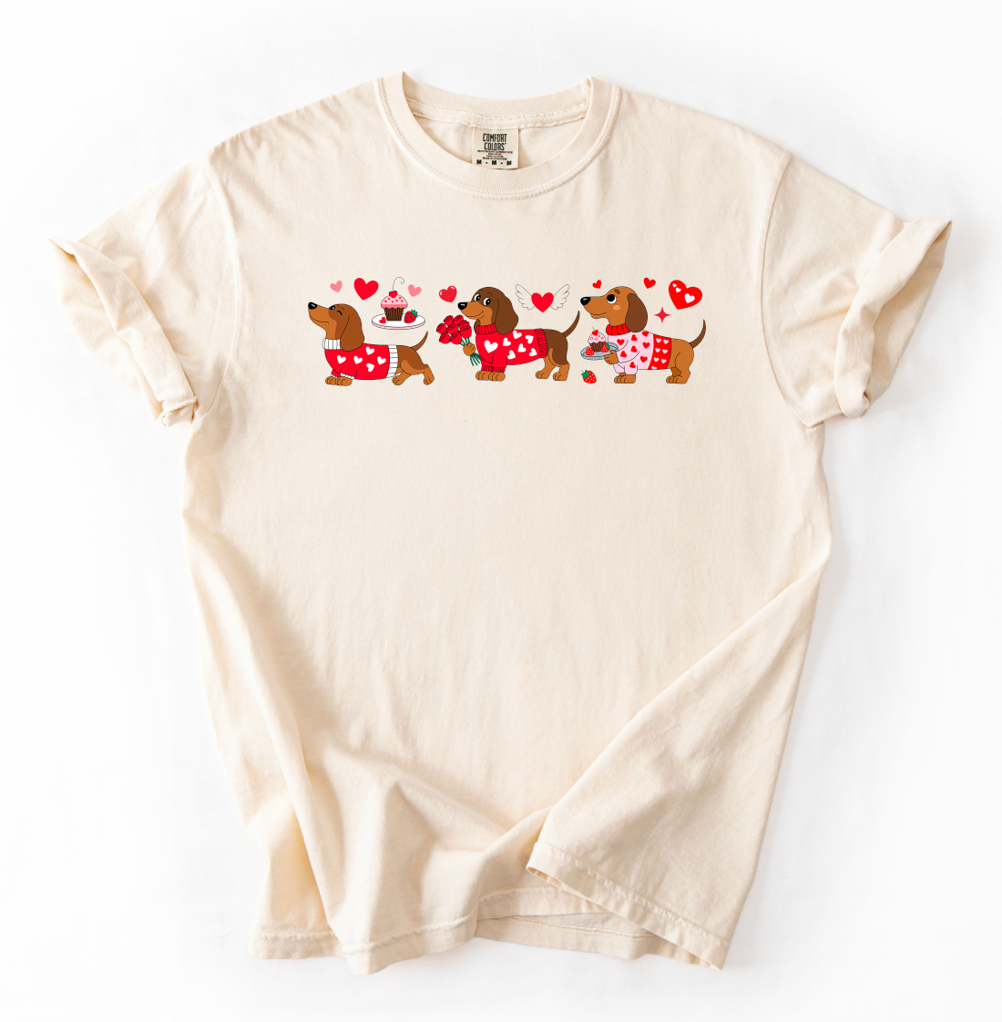 Valentines Dogs - Short Sleeve